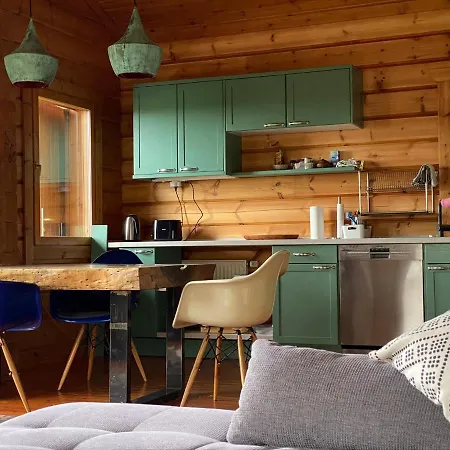 Norwegisches Blockhaus Mit Gartensauna *