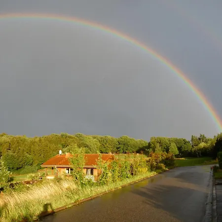 Vakantiehuis Norwegisches Blockhaus Mit Gartensauna *