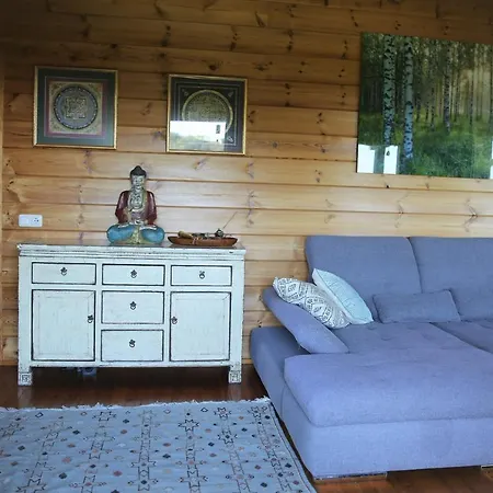 Norwegisches Blockhaus Mit Gartensauna *