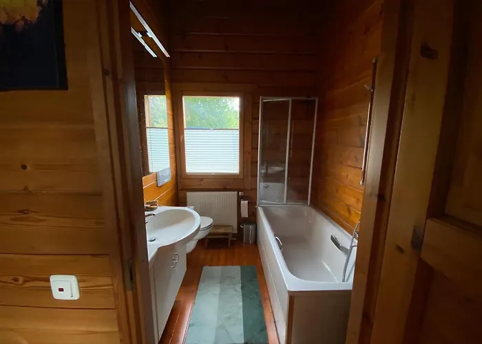 Norwegisches Blockhaus Mit Gartensauna Feriehus *