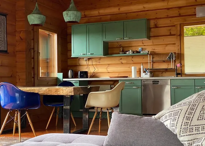 Norwegisches Blockhaus Mit Gartensauna *