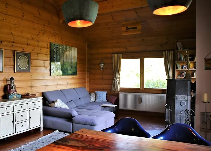 Norwegisches Blockhaus Mit Gartensauna Dom wakacyjny