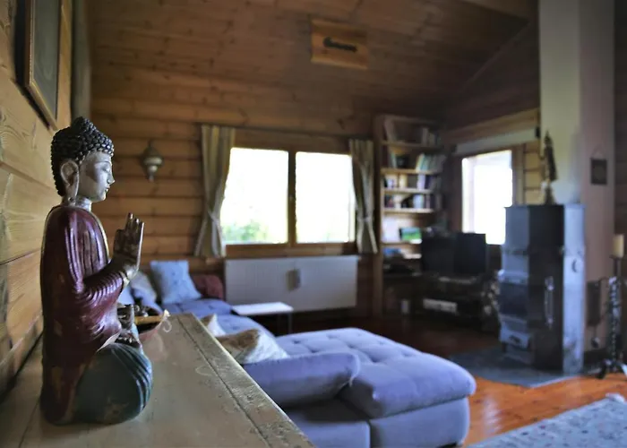 Norwegisches Blockhaus Mit Gartensauna Feriehus