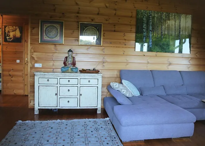 Norwegisches Blockhaus Mit Gartensauna *