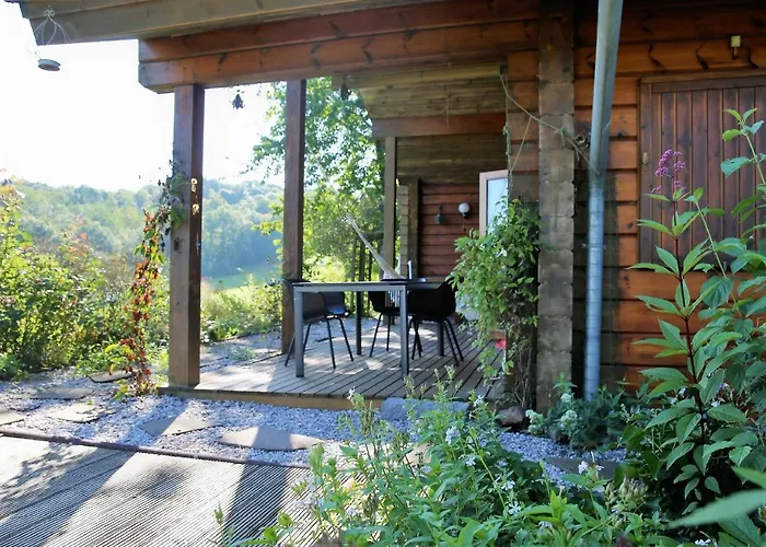 Norwegisches Blockhaus Mit Gartensauna Feriehus Bad Muenstereifel