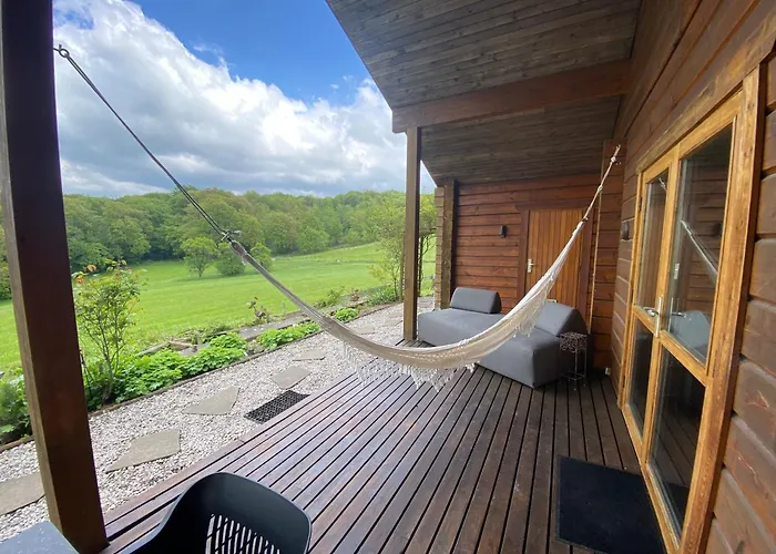 Feriehus Norwegisches Blockhaus Mit Gartensauna Bad Muenstereifel