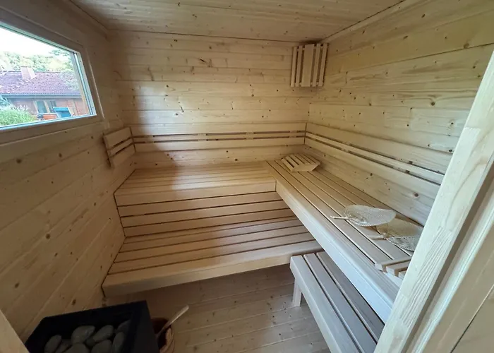 Norwegisches Blockhaus Mit Gartensauna *